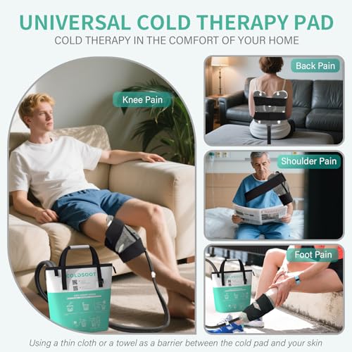 Ice Machine for Knee After Surgery, Cold Therapy Machine w/Timer