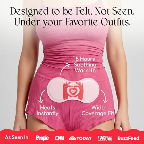 FOMIN PMS Relief Heat Patches (16 Pack) - Menstrual Cramp Relief - size: 16 Count (Pack of 1)