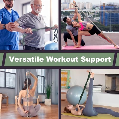 VRTX Fabric Stretch Strap Essential Set for Yoga, Pilates, Home Workout