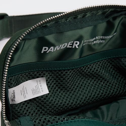 Pander Crossbody Belt Bag for Women and Men, Travel and Everyday Use - color: Legacy Green
