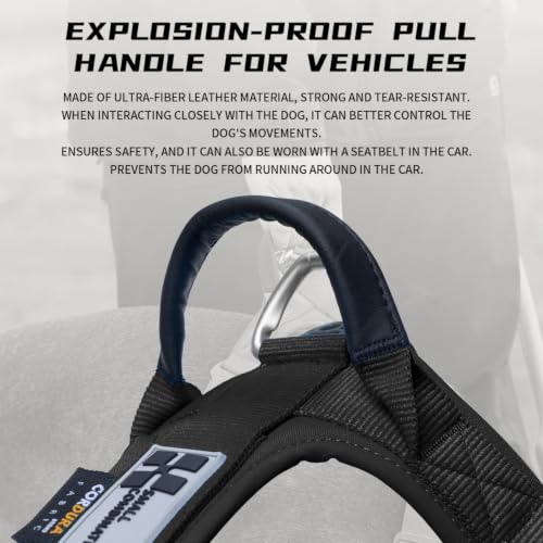 No-Pull Dog Harness Reflective Breathable Adjustable Vest - color: Black, size: XL