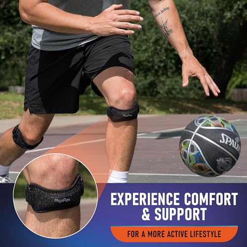 2 Pack Patellar Tendon Support Strap, Knee Brace, Knee Support, Pain Relief - color: Pink