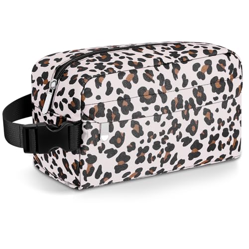 Small Lunch Bag, Freezable Snack Bag for Kids, Mini Lunch Box - color: Leopard Print