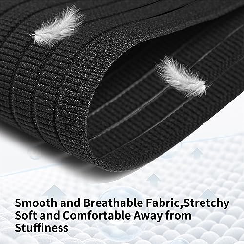 Compression Bandage Wrap, Knee Lower Leg Calf Support Band, Lower Leg Compression Wrap Brace, Thigh Compression Sleeve, Leg Brace for Sciatica Pain Relief for Football Basketball Running, Adjustable