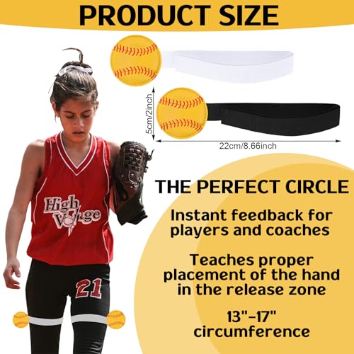 4 Pcs Softball Pitching Aid Trainer Belt Pitching Tools