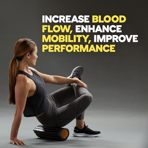 TRX Training Rocker Myofascial Release Roller, Neck and Back Massage Roller for Muscles, Round Foam Roller for Stretching and Postworkout Use, 13 Inches