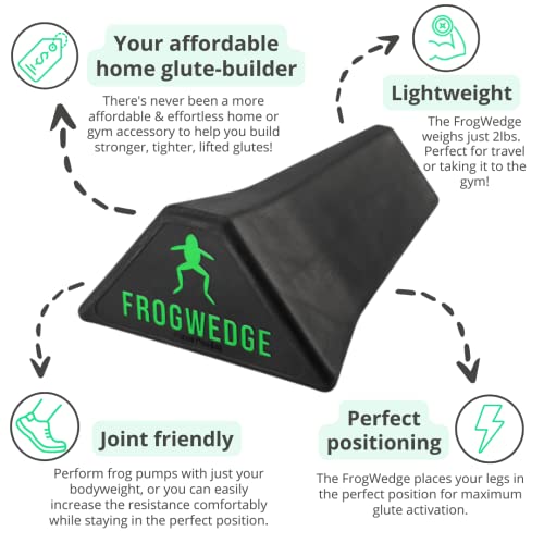 KIT w/Booty Band Hip Circle - Patented Frog Pump Exercise, Home Workout, Glute Training, Booty Building Accessory