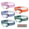 EverBrite Headlamp, 5 Pack LED Head Lamp for Kids & Adults, Red Light - color: Multicolor
