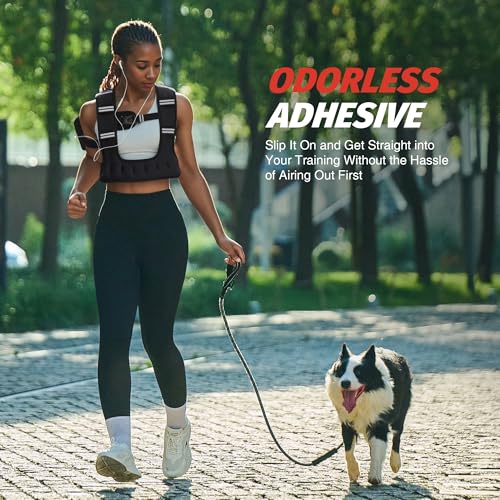 ZELUS Weighted Vest for Women & Men, U-Shaped Running Vest with Arm Pocket - color: Black, size: 16LB