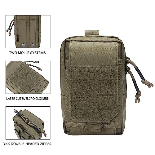EXCELLENT ELITE SPANKER Tactical EDC Pouch Molle Utility Pouch Phone Pouch - color: Ranger Green