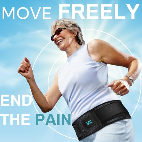Sacroiliac Hip SI Belt USA Patented SI Joint Belt for Women & Men -Black-XL - color: Black