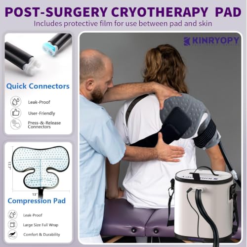 Cold Therapy Machine for Shoulder with Programmable Timer & Quiet Pump