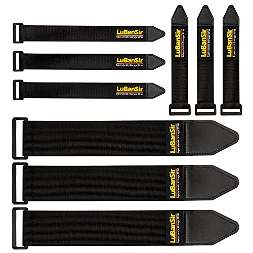 LuBanSir Cinch Straps, Assorted 9 Pack（6“/9”/12“） - size: 6"/9"/12" - Assorted 9 Pack