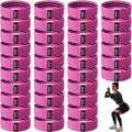 Seenelling 36 Pcs Fabric Resistance Bands - color: Rose Pink, style: Heavy Resistance
