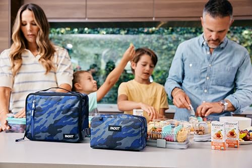 PackIt Freezable Classic Lunch Box, Blue Camo - color: Blue Camo