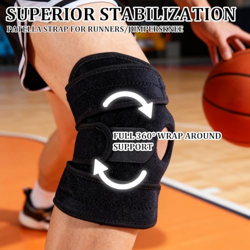YIBLBOX Knee Brace for Women Men with Side Stabilizers Knee Braces