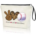 Baseball Gifts for Women Girl Zipper Bag Funny Gifts for Baseball Lover Baseball Stuff Sport Season Gifts at the Games Day Present Makeup Bag Birthday Christmas Gifts for Her Sister Friends BFF - style: Baseball