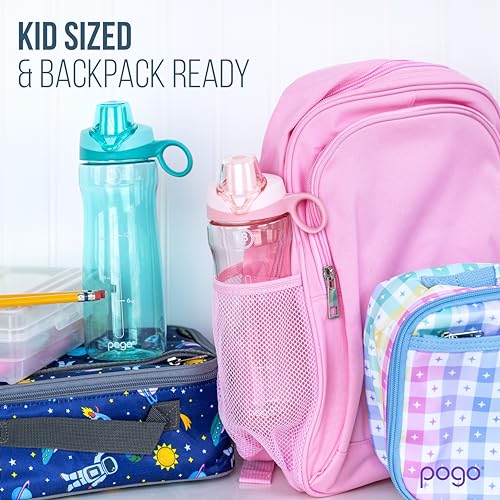 Pogo BPA-Free Tritan Plastic Water Bottle with Chug Lid, 18 Oz, Grey - color: Grey, size: 18 Ounces