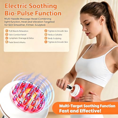 Lymphatic Drainage Massager for Full Body Contouring Smoother-Looking Skin