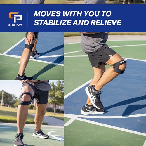 Cho-Pat Dual Action Lite, Knee Support Strap for Tendonitis, Large/X-Large - size: Large/X-Large