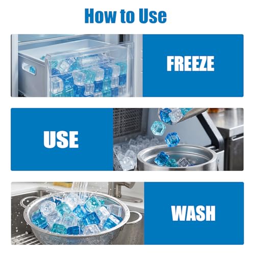 360 Pack Reusable Ice Cubes, Refreezable Plastic BPA-Free Ice Packs for Drinks,Coolers,Lunch Boxes, Non-Diluting Ice Cube without Diluting Drinks for Outdoor Party Ice Bath Coffee Whiskey Beer - size: 360