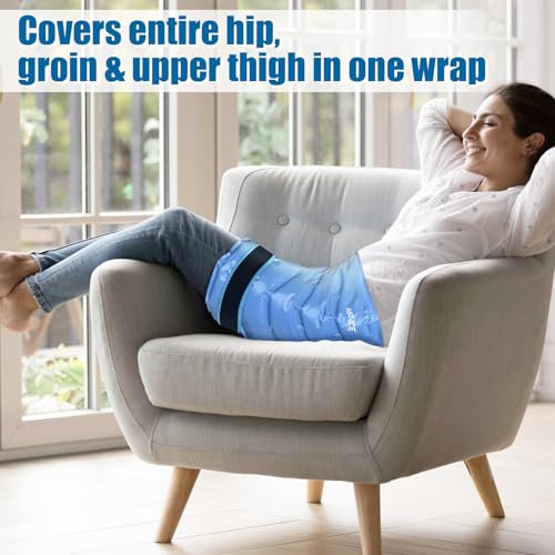 MR.ICE Extra Large Hip Ice Pack Wrap, 18.5'' x 14''