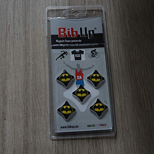 Magnetic RaceBib Fixing System - color: Batman, size: Small