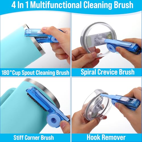 XANGNIER Water Bottle Cleaner Brush Kit for Owala/Stanley/Yeti Tumbler Cup - size: 3 pack