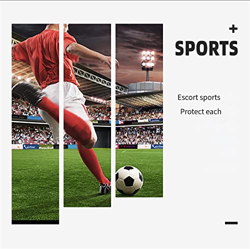 2 Pack Pro Soccer Leg Sleeves Socks/Compression for Calf - over the calf,ootball, baseball, basketball,rugby - color: White