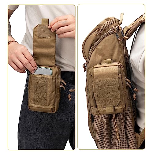 EXCELLENT ELITE SPANKER Tactical EDC Pouch Molle Utility Pouch Phone Pouch - color: Coyote Brown