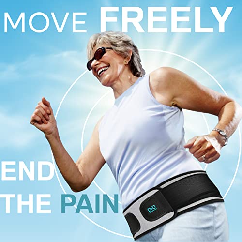 Sacroiliac Hip SI Belt, USA Patented SI Joint Belt for Women & Men -Gray-XL - color: Gray