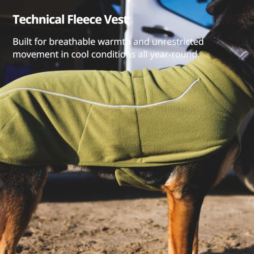 Ruffwear, Climate Changer Dog Fleece Vest, Cedar Green, Small - color: Cedar Green, size: Small