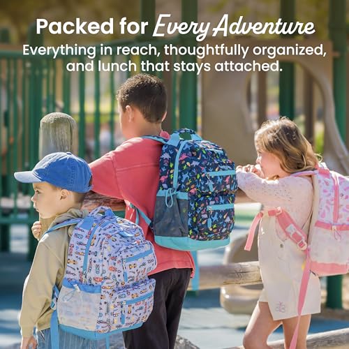 Bentgo Kids Print Durable & Water-Resistant Backpack - color: Race Cars, size: Kids Medium