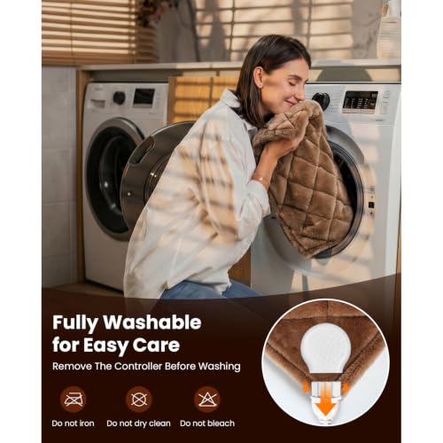 BOB AND BRAD TheraHeat 2.4lb Weighted Heating Pad with Far Infrared - color: Brown