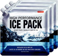 Reusable Ice Packs for Cooler Bag & Large Lunch Box, Long Lasting Gel Freezer Pack for Backpack, Heavy Duty Cold Packs for Camping, Travel, 3 Pack (9.8"x9.8") - size: Medium-3pk