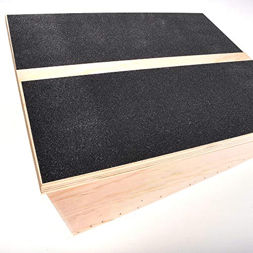 PowerTRC Wooden Slant Board | Adjustable Incline Board for Stretching and Exercising | Prevent Muscle Injuries | Portable and Easy to Use Design