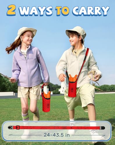 Miss Adola Kids Water Bottle Carrier, 10-16 Oz, Red Line - color: Red Line, size: Fits for 10-16 oz