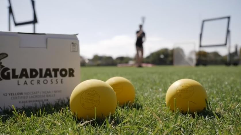 Gladiator Lacrosse Official Lacrosse Game Balls - color: Yellow