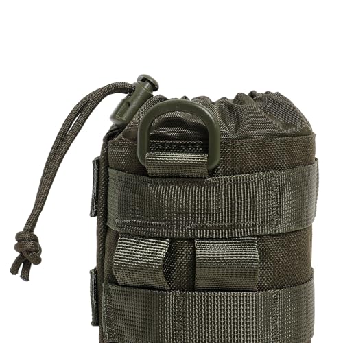 MOLLE Water Bottle Holder Tactical Nylon Bottle Pouches Hydration Carrier for Belt/Backpack/Vest/Bike Sports Outdoor Hiking Camping Hunting Fishing - color: Ranger Green