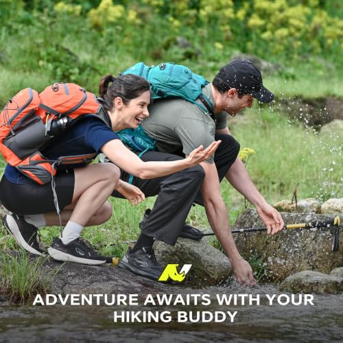 N NEVO RHINO Hydration Backpack, 18L Hiking Backpack with 3L Water Bladder - color: Grey