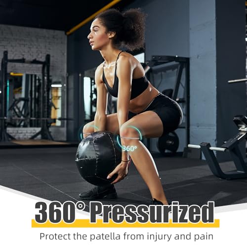 Foilswirl Patella Knee Band Basketball Knee Strap,4,White and Gray,M - color: White and Gray, size: M
