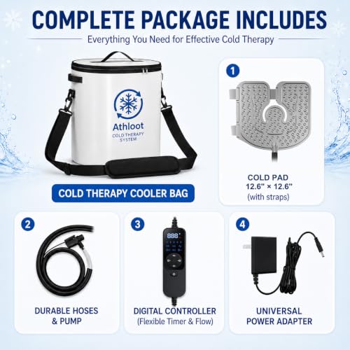 Ice Machine for Knee After Surgery, Cold Therapy Machine Timer & Flow