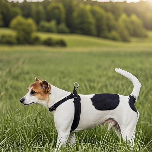 Dog Harness No Pull Outdoor Pet Harness Thickened Adjustable Chest Vest Escape Proof Heavy Duty Walking Dog Harness Reflective Control Hiking - color: Black, size: Large