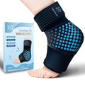Ankle Ice Pack Wrap,Flexible Cold Therapy for Foot Pain Relief - color: Black, size: Medium