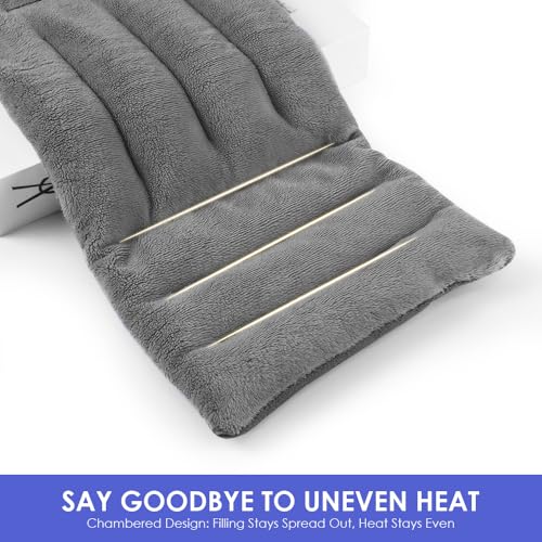 Microwave Heating Pad for Pain Relief, 8 x 18 Grey - color: Heat Pad04 -Grey