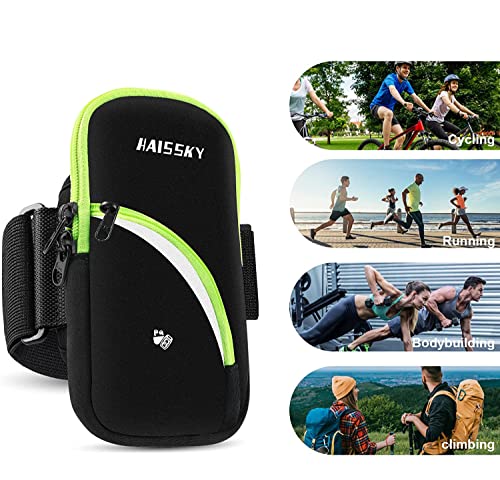 Armband Cell Phone Holder for Running Workout Exercise Sports Phone Arm Bands Pouch Bag, Running Armband for iPhone16 15 14 13 12 11 Pro Max XS XR X Plus Samsung Galaxy Up to 6.9"
