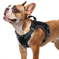 rabbitgoo Tactical Dog Harness for Small Dogs, No Pull Service Pet Vest - color: Black, size: S(Chest:16.1"-31.5",Neck:15.4"-21.6",Back:7.1")