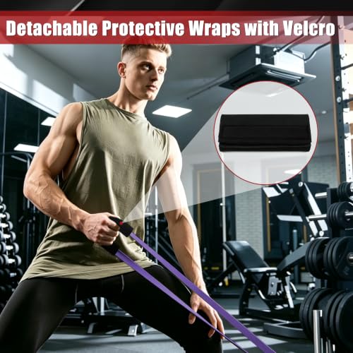 5-Level Resistance Bands for Working Out, Pull Up Assistance Bands - color: 5PCS-Multicolor(03)