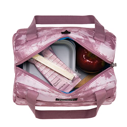 PackIt Freezable Hampton Lunch Bag, Mulberry Tie Dye, 5L (Pack of 12) - color: Mora (Mulberry Tie Dye)