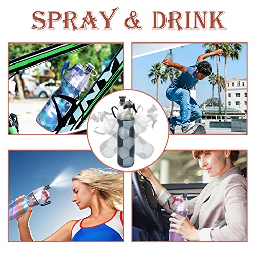 Sport Insulated Water Bottles - BPA-Free, Personalized Soccer Water Bottle - Help You Cool Down Quickly & Quench Thirst,Kids Water Bottle School Bike Squeeze Bottle for Gym Running (Football) - color: Football